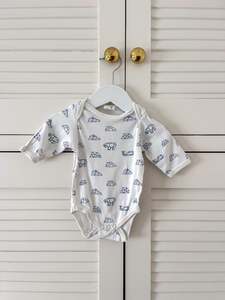 Nature Baby organic bodysuit - geo arctic (0-3m)