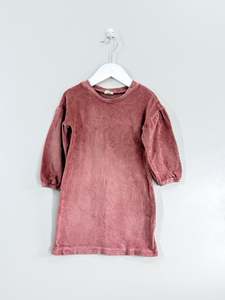 Nature Baby: Nature Baby organic valerie velour dress (1y)