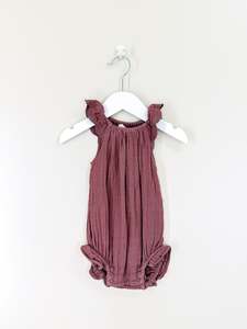 Jamie Kay OG organic muslin lace playsuit (1y)