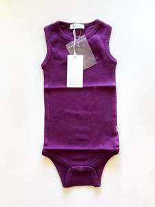 BNWT Jamie Kay OG organic ribbed singletsuit (3-6m)