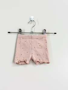 Jamie Kay organic fine rib shorts (3-6m)