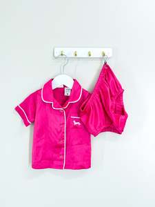 BNWOT Peter Alexander satin PJ set (12-18m)
