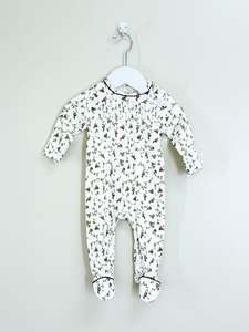 Brand New: BNWOT Little Bundle floral onesie (0-3m)