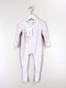 BNWT Awa Mae ribbed knit onesie - petal bloom (12-18m)