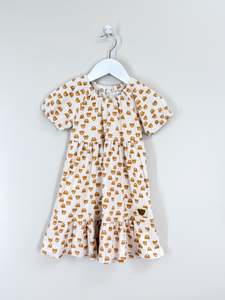 Hux organic puff sleeve dress (4y)