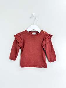 Wilson Frenchy: Wilson & Frenchy ruffle knit jumper (6-12m)