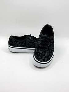 The Big Kids Edit: Vans authentic lo tops - leopard suede (29EU)