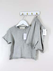 BNWT Bel & Bow knit set - speckle (3y)