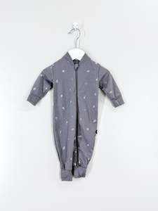 Little Flock Of Horrors merino remy all in one - taupe nature (3-6m)