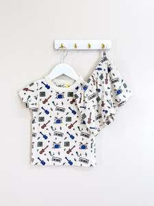 Sleepwear: Great Full organic rattle & roll PJ set (4y)