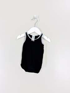 Bonds singletsuit - black (3-6m)