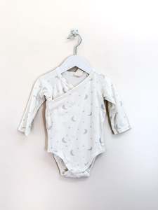 Little Bundle kimono bodysuit (6-12m)