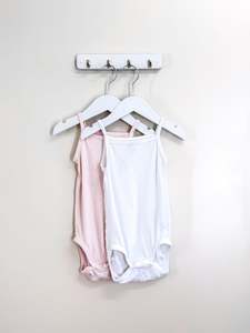 H&M organic pointelle singletsuit 2 pack bundle (18-24m)