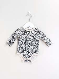 Cotton On Kids leopard bodysuit (3-6m)