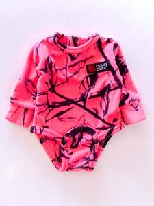 Stoney Creek bush bodysuit (0-3m)