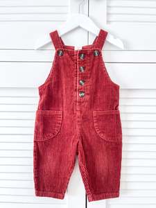 Overalls Playsuits: Seed corduroy overalls (12-18m)