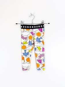 Pants Leggings: Bonds leggings - paper sky (12-18m)