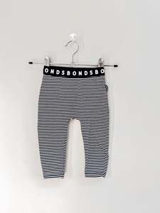 Bonds leggings - black stripe (12-18m)