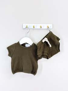 Matching Sets: Petit Co ribbed set (3-6m)