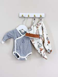 Matching Sets: Little Bundle organic 3 piece set - fox (newborn)