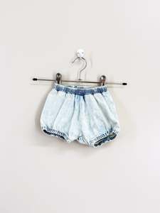 Shorts Skirts Bloomers: Munster light weight denim bloomers (0-3m)