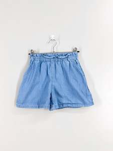 Shorts Skirts Bloomers: Uniqlo chambray shorts (5-6y)