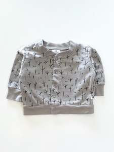 Burrow Be: Burrow & Be organic fleece cardigan (3-6m)