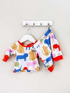 Peter Alexander waffle PJ set (0-3m)