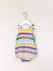 Peter Alexander: Peter Alexander striped romper (12-18m)