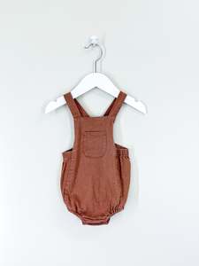 Seed Heritage: Seed linen romper (0-3m)