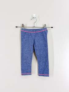 Baby Basics: H&M blue stripe leggings (9-12m)