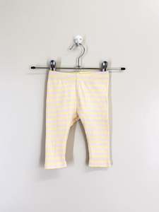 Baby Basics: Little Bundle striped rib leggings (0-3m)