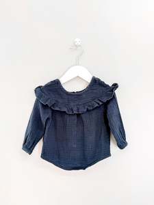Long Sleeve Tops: Jubee & Co muslin blouse (6-12m)