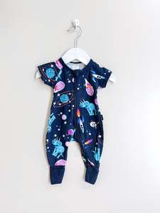 Rompers Onesies: Bonds wondersuit - space dino (newborn)