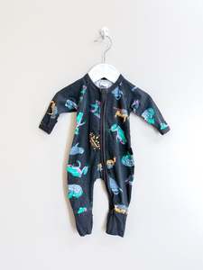 Bonds wondersuit - frogs (newborn)