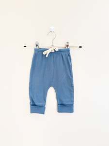 Nature Baby organic drawstring pants (0-3m)