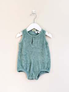 Nature Baby organic seaside terry suit - surf (6-12m)