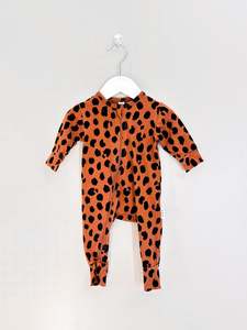 Hux organic zipsuit (3-6m)