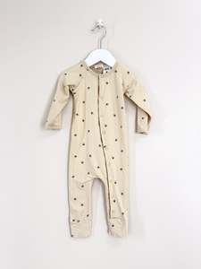 Buck & Baa organic acorn onesie (6-12m)