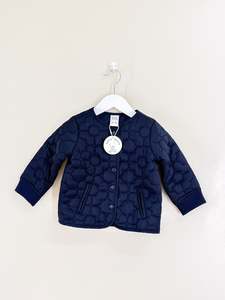 BNWT Teeny Weeny quilted jacket - navy (18-24m)