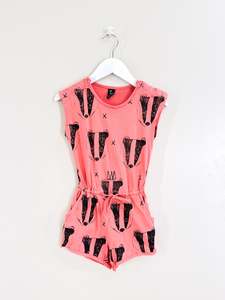 Minti badger playsuit (3y)