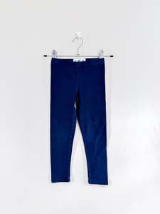 Pants Leggings: Cotton On Kids navy leggings (4y)