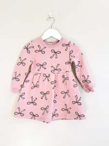 Mac & Ellie fleece bow dress (3y)