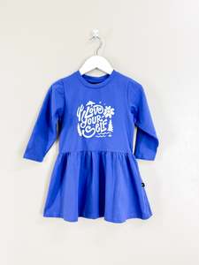 Hello Stranger monday dress - blueberry (3y)