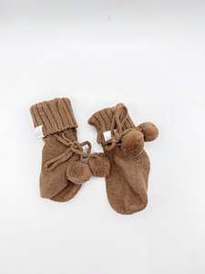 Accessories: Toshi organic knit booties (3-6m)