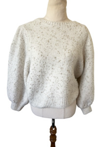 Zara jumper with gold detail | size 8-10