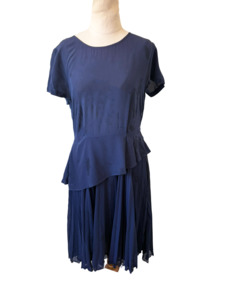 Favourite Finds: Kate Sylvester silk navy dress | size 8