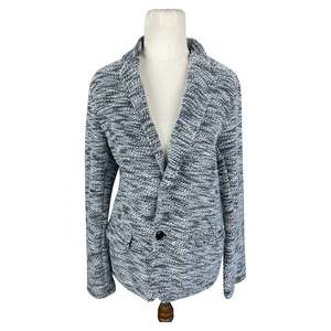 Sale: Confirm white and black knit jacket | size 10-12