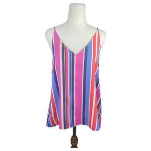 Sale: Forever New multi coloured striped vest | size 8