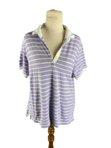 Millers purple stripe top | size 16